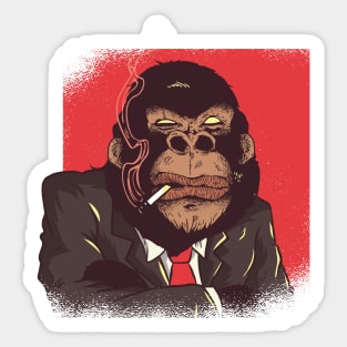 Gorilla Boss Sticker